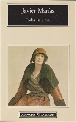 Portada de la edicion de bolsillo de Todas las almas, en Anagrama