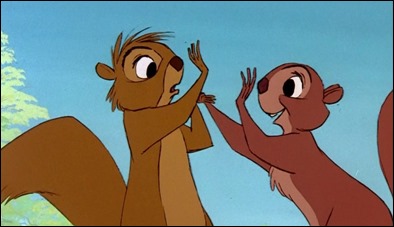 Un flechazo entre ardillas, en Merlin el encantador