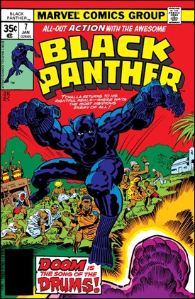 Portada para Black Panther 7 de Jack Kirby, su creador