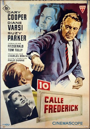 Cartel de 10, calle Frederick