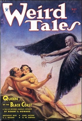 Una de las portadas de Margaret Brundage sobre Conan para Weird Tales