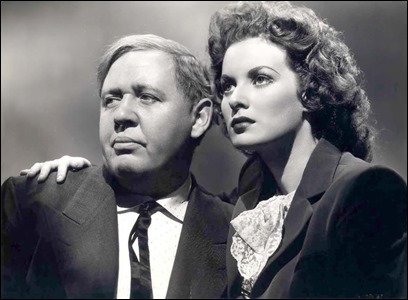 Charles Laughton y Maureen O'Hara en Esta tierra es mia