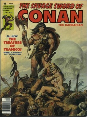 Portada de Earl Norem para El tesoro de Tranicos, o sea, El forastero negro