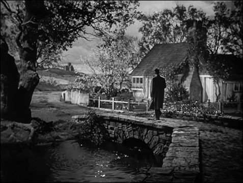 La casa de vallas de madera de Devon, la Luz