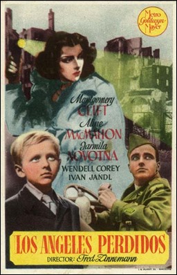 Cartel español de Los ángeles perdidos