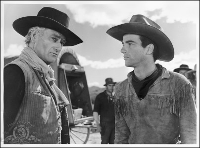 Wayne versus Clift en Río Rojo