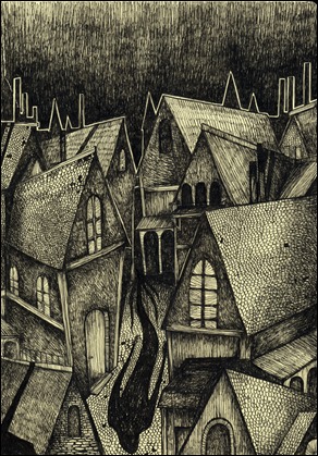 Ilustración para el Golem, de Sigrid Rodli