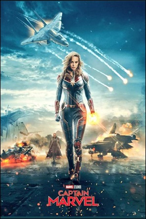 Brie Larson, aburrida Capitana Marvel