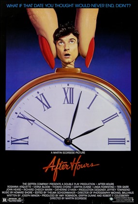 Cartel original de After Hours, en España Jo, que noche
