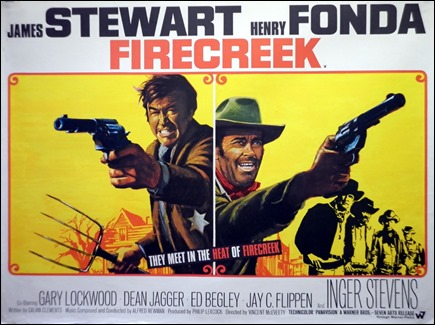 Stewart y Fonda, enfrentados en Los malvados de Firecreek