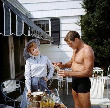 Burt Lancaster en plena forma en El nadador