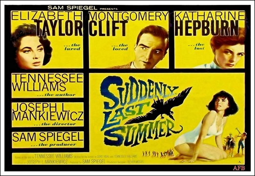 Cartel original de De repente, el ultimo verano