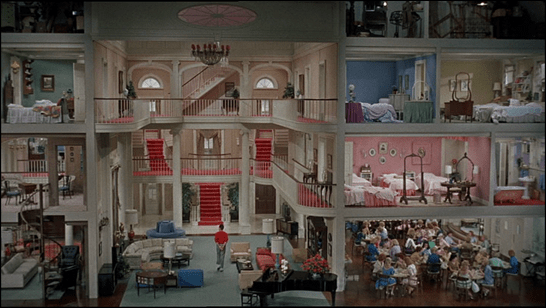El fabuloso set de El terror de las chicas, de Jerry Lewis