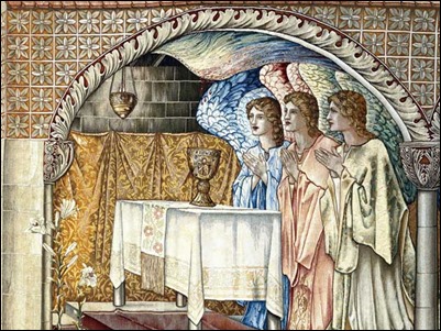 Tapiz de Edward Burne-Jones sobre el Santo Grial