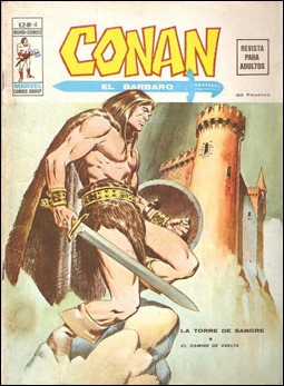 Tambien Conan estuvo en Vertice. Portada de Lopez Espi