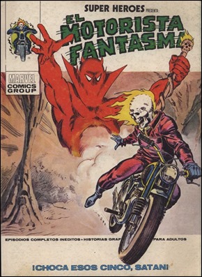 El Motorista Fantasma, en Super Heroes, por Lopez Espi