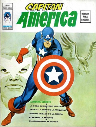 Primer numero del vol. 2 de Capitan America, portada de Lopez Espi