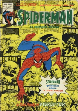 Primer numero Vertice a todo color, de Spider-Man