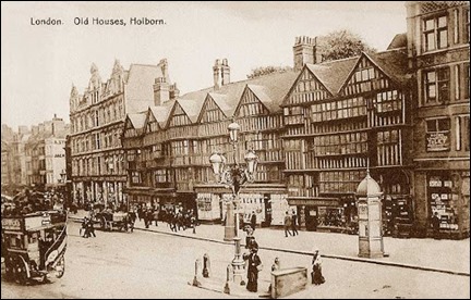 Antiguo grabado de Londres