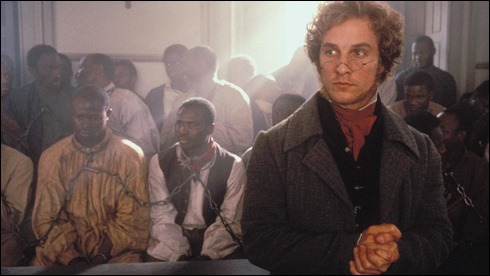 McConaughey y Hounsou, en segundo termino, en Amistad