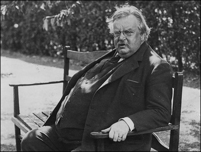 Un anciano G. K. Chesterton