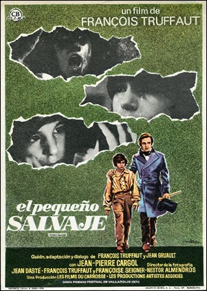 Cartel espanol de El pequeno salvaje