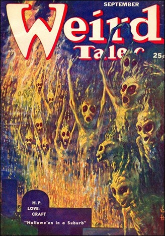 Esplendida cubierta de Virgil Finlay para Weird Tales