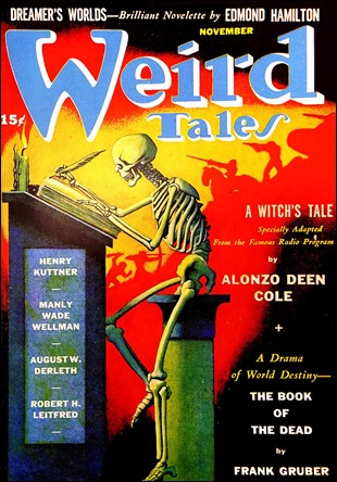 Mitica cubierta de Weird Tales de septiembre de 1941, por Hannes Bok