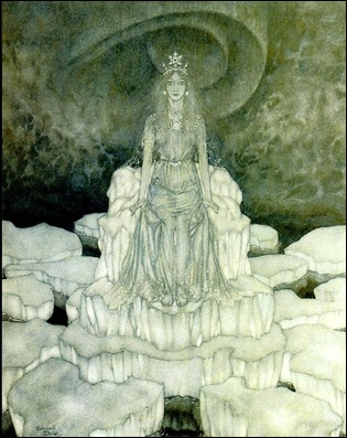 La reina de las nieves, versión de Edmond Dulac
