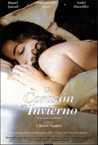 Cartel espanol de Un corazon en invierno