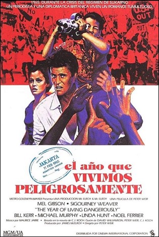 Cartel espanol de El ano que vivimos peligrosamente