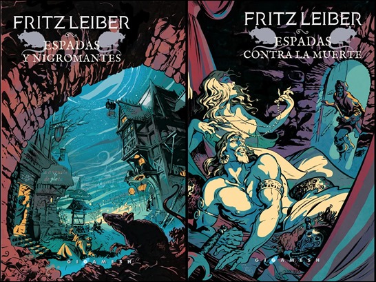 Excelentes cubiertas para Gigamesh de las aventuras de Fafhrd y el Ratonero Gris