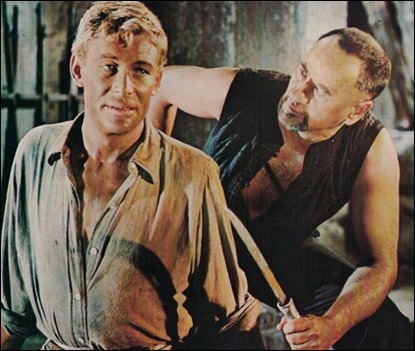 Peter O'Toole y Eli Wallach en Lord Jim