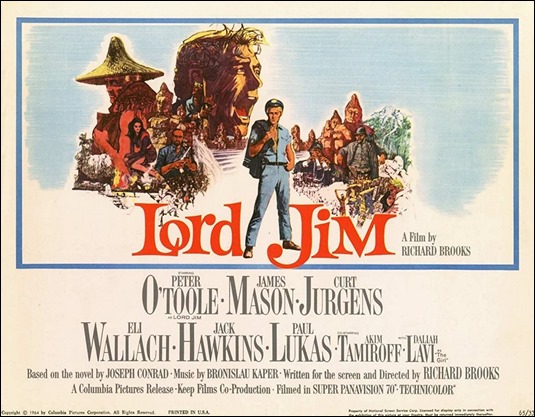 Poster de Lord Jim, la pelicula de Richard Brooks