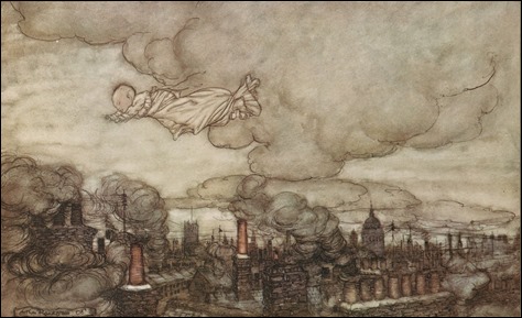 Peter Pan, por Arthur Rackham