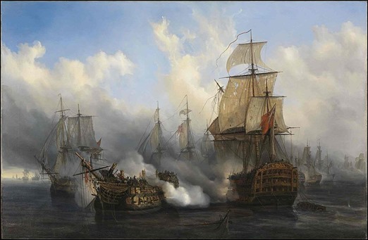 Trafalgar, por Auguste Mayer