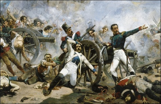 Fragmento de La muerte de Velarde, por Manuel Castellano