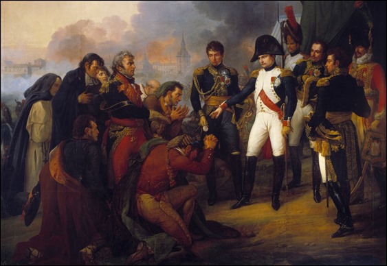 Napoleon en Madrid, por Vernet