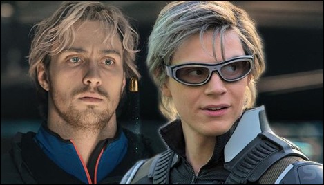 Aaron Taylor-Johnson y Evan Peters, los dos Mercurios de las películas Marvel