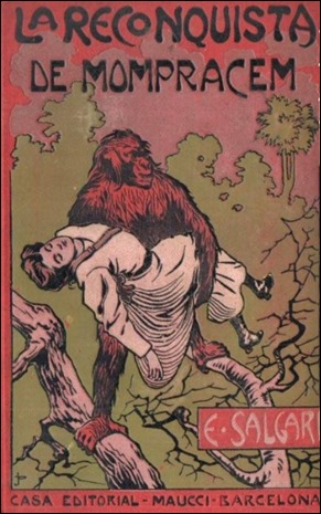 Una vieja edicion de La reconquista de Mompracem