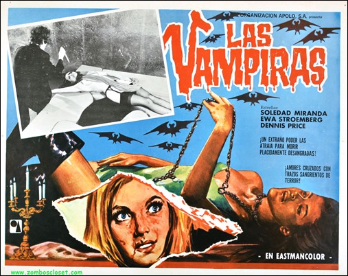 Cartel espanol de Las vampiras
