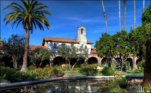 La mision de San Juan de Capistrano, bien conocida del Coyote