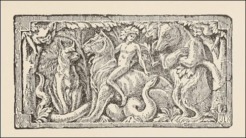 Ilustracion de Lockwood Kipling, padre de Rudyard, para Los libros de la selva