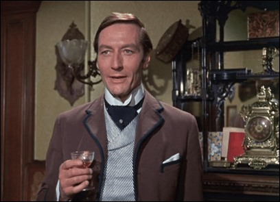 John Neville como Holmes en Estudio de terror