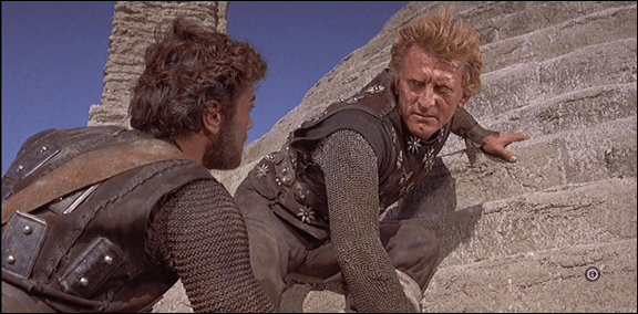 Los dos hermanos vikingos, Tony Curtis y Kirk Douglas