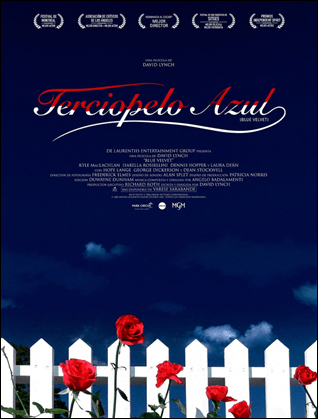 Cartel de Terciopelo azul