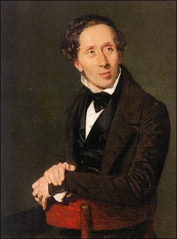 Retrato de Andersen de 1838 por H. A. Jensen