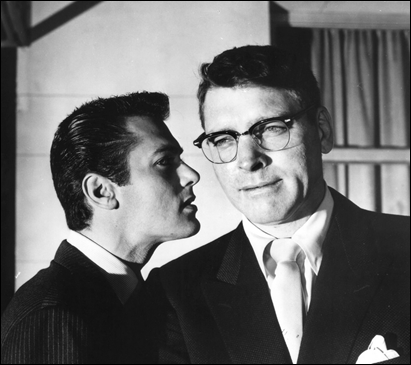 Tony Curtis y Burt Lancaster en Chantaje en Broadway