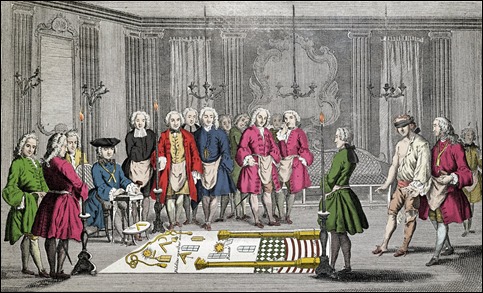 Ceremonia de iniciacion masonica