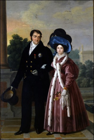 Fernando VII y María Cristina, por Luis de la Cruz
